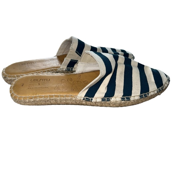 Ubuntu Life Striped Canvas Mule | Size 9W - Picture 6 of 10